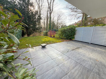 Terrassenwohnung mit Garten – Ihr Rückzugsort in Bredeney - Terrasse und Garten
