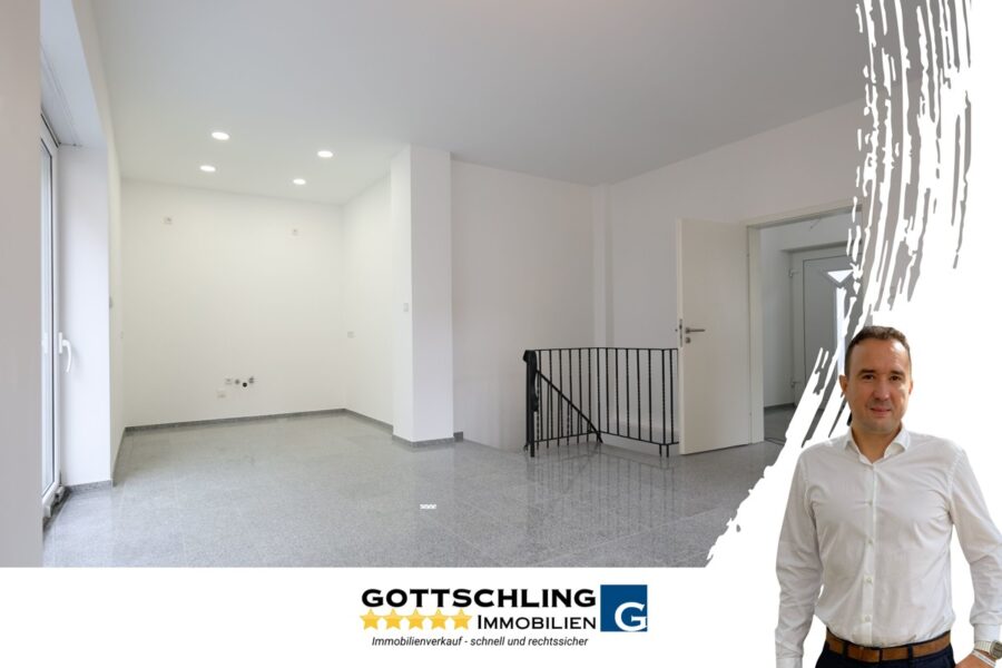Kernsanierte Hofwohnung über 2 Ebeneren - große Terrasse, WE10 EG links // Bismarckhaus - Titelbild