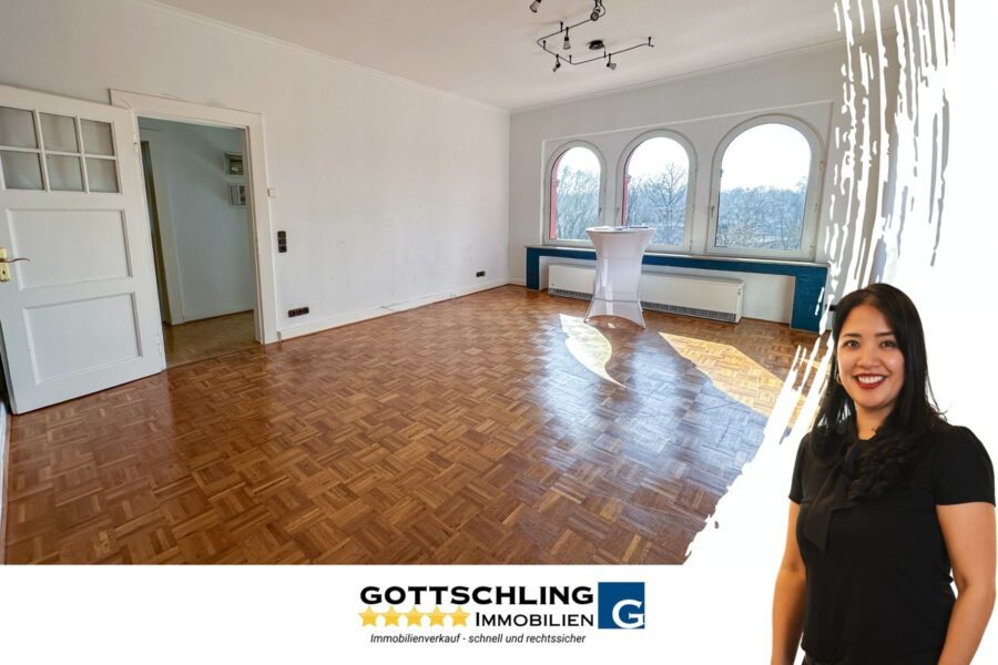 4-Zimmer-Altbauwohnung mit Blick ins grüne Mühlenbachtal – UKE - Titelbild